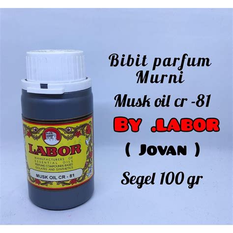 Jual Musk Oil Cr By Labor Bibit Parfum Murni Gram Segel Ori Jovan