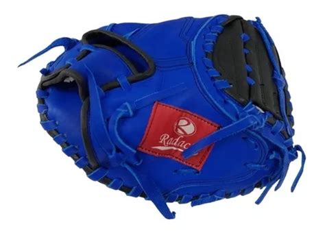 Guante De Beisbol Radach Pro C Tcher In Azul Negro Env O Gratis