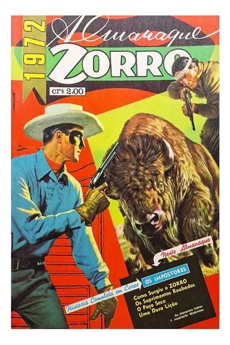 Hq Gibi Almanaque De Zorro 1972 Ebal Raro Leia Descrição