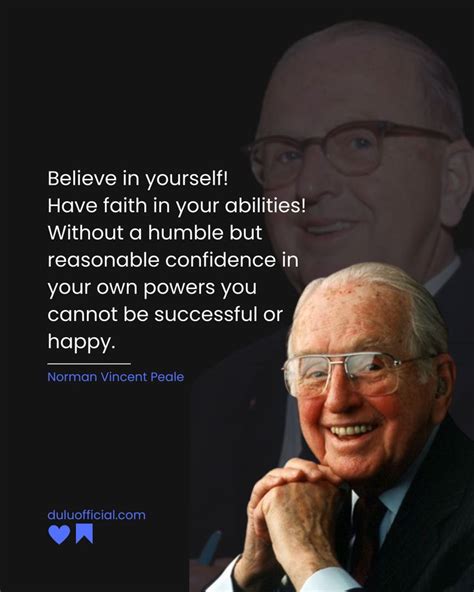 Motivational Quotes From Norman Vincent Peale Have Faith In Yourself