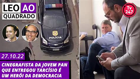 Leo ao Quadrado cinegrafista da Jovem Pan que entregou Tarcísio é um