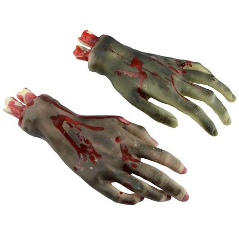 Fake Severed Hands Feet For Halloween Horror Scary Party Props