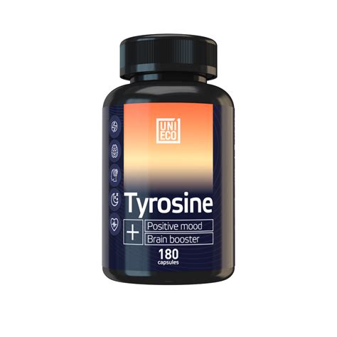 Биологически активная добавка к пище «TYROSINE» 180капсул - Unieco
