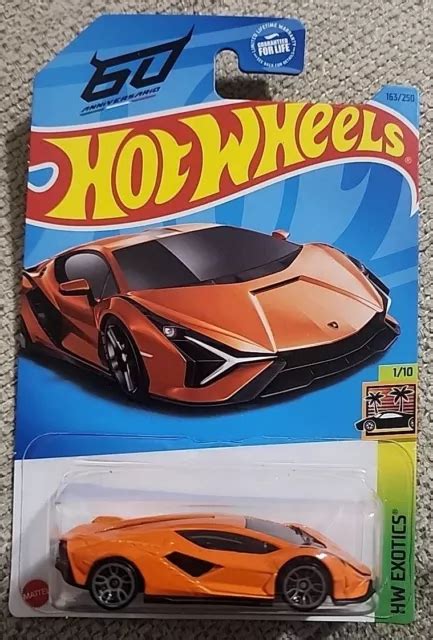 Hot Wheels Lamborghini Sian Fkp Orange Hw Exotics Series Eur Picclick Fr
