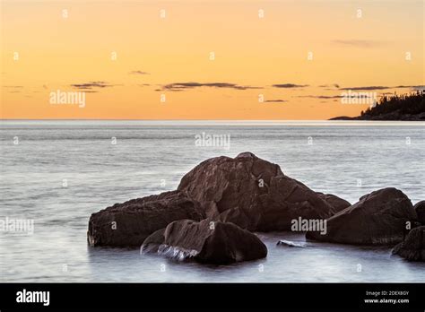 lake superior provincial park  res stock photography  images alamy