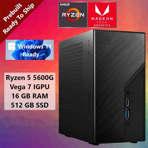 Asrock Deskmini X Ryzen G Small Form Factor Mini Pc L