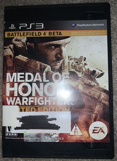 Medal Of Honor Warfighter Limited Edition Sony PlayStation 3 2012