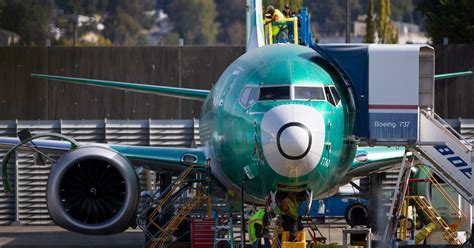 Justice Dept Says Boeing Violated Settlement Over Max Plane The