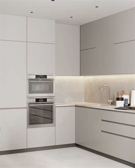 Белая кухня с подсветкой in 2024 | Modern kitchen design, Kitchen ...