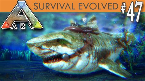 ARK Survival Evolved Taming 2 Megalodon Sharks E47 YouTube