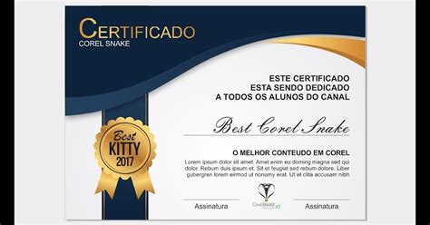 Modelo Certificado De Honra Ao M Rito V Rios Modelos