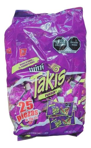 Barcel Mini Takis Fuego 25 Piezas Meses sin interés