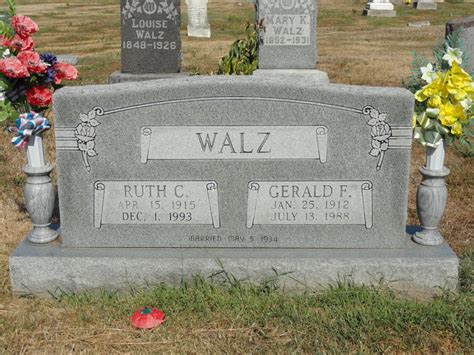 Gerald Frederick Fred Walz Homenaje De Find A Grave