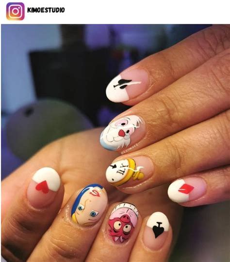 Alice In Wonderland Nail Art Designs Nerd About Town