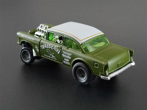 1955 Chevy Bel Air Gasser Hot Wheels 1 64 CUSTOM Real Riders Mint Boxed Etsy
