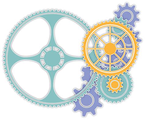 Free Clipart of steampunk gear cog wheels