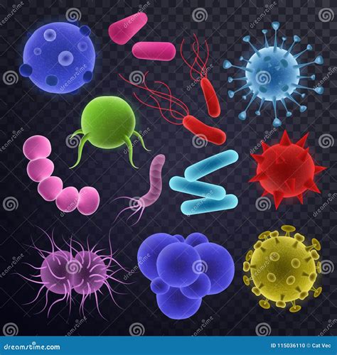 Virus Vector Bacterial Infection Virus Like Illness Illustration