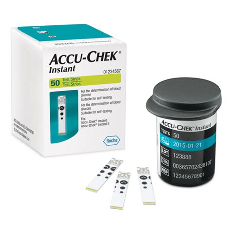 Accu Chek Instant S 50 Blood Glucose Test Strips