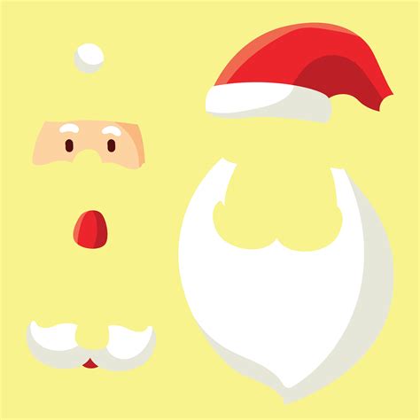 Santa Face Template Printable