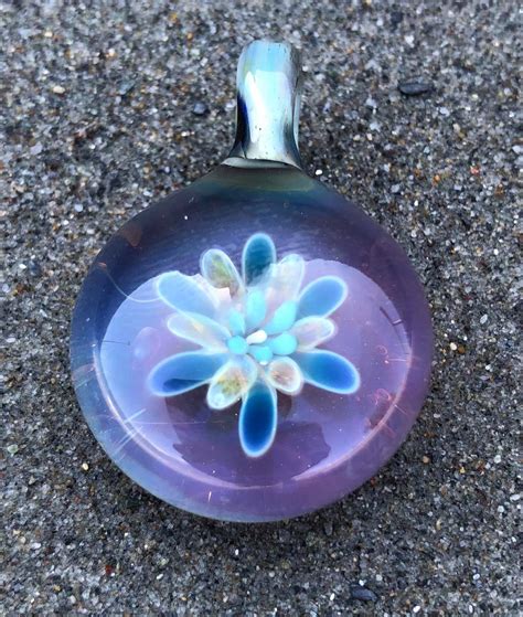 Glass Pendant Blown Glass Jewelry Pendant Glass Pendant Etsy