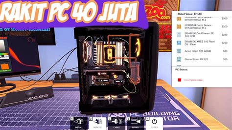 RAKIT PC PERTAMA KALI CREATIVE GAME PC BUILDING SIMULATOR YouTube