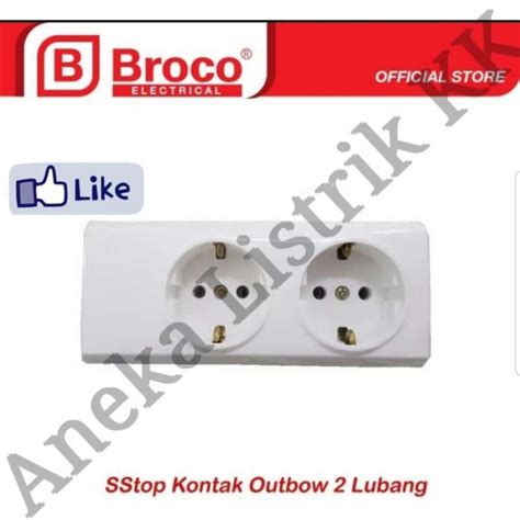 Jual Broco Stop Kontak Arde Lb Lubang 1 2 3 4 5 6 Terminal Colokan