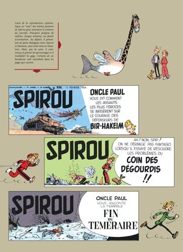 Spirou et Fantasio Intégrale Tome 3 Voyages de André Franquin