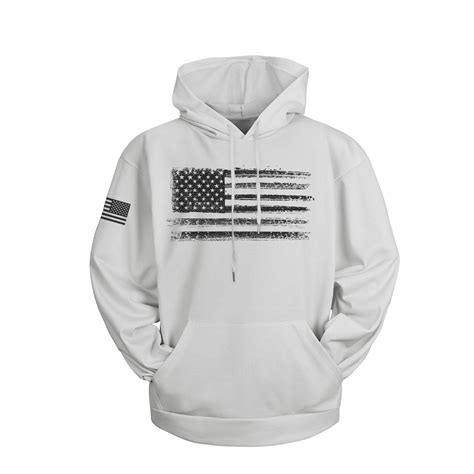 Hyfol Patriotic Usa Flag Hoodie Men | Sleeve Length：long Sleeves Men's