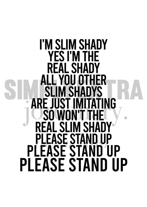 The Real Slim Shady Lyrics