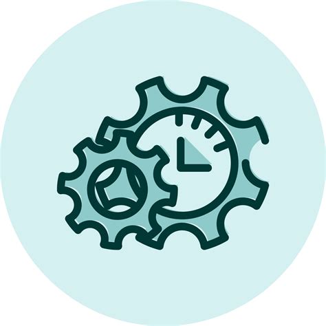 Employee benefits flexible hours, illustration, vector on a white