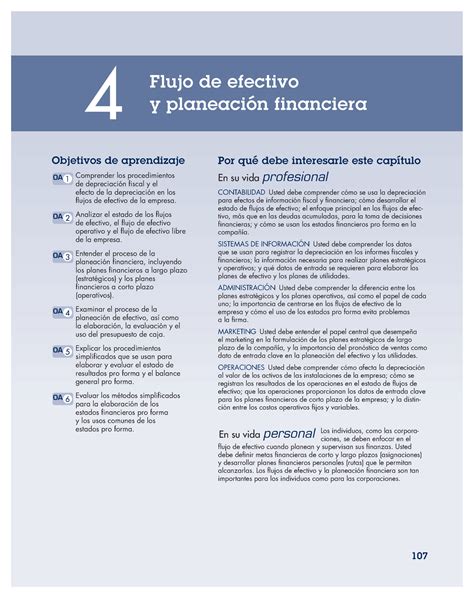 Recurso Tem Tico Flujo De Efectivo Y Planeaci N Financiera