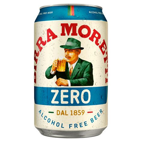 Birra Moretti Zero Bier Blik Per Blik Ml