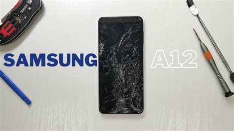 Samsung Galaxy A12 Cracked Front Screen Replacement Learn Complete Repairing Youtube