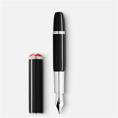 Stylo Plume M Noir Montblanc Heritage Rouge Et Noir Baby Dition