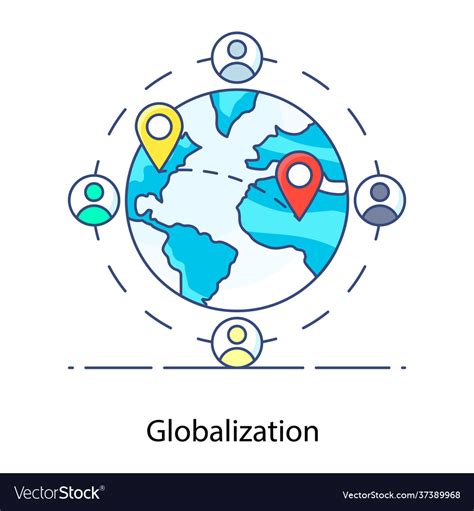 Globalization Royalty Free Vector Image - VectorStock