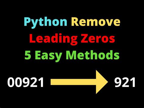 Python Remove Leading Zeros Easy Methods Copyassignment