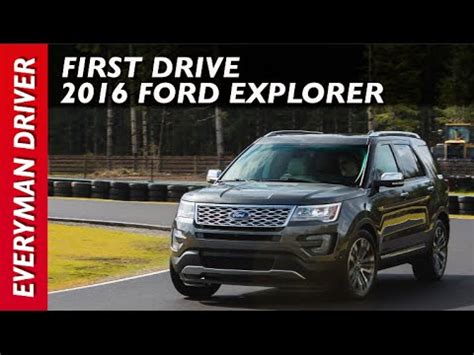 Here S The 2016 Ford Explorer 4WD On Everyman Driver YouTube