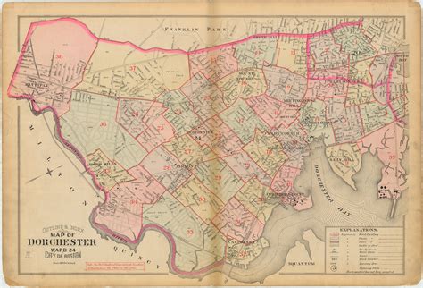 Dorchester, Massachusetts 1894 Index Map – WardMaps LLC