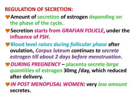 Estrogen Progestin Female Sex Hormones Pptx Pregnancy Reproductive Health
