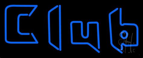 Blue Club LED Neon Sign | Neon signs, Neon, Led neon signs