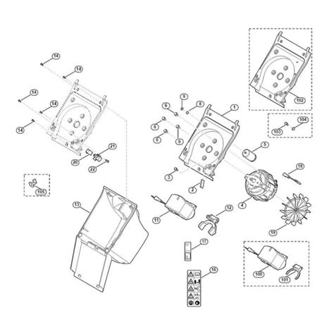 Housing Electric Motor Assembly For Stihl Viking Ge Electric