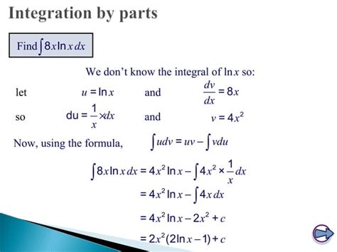 Integration By Parts Ppt