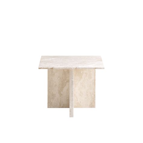 Dome Travertine Side Table Art Of Cosy