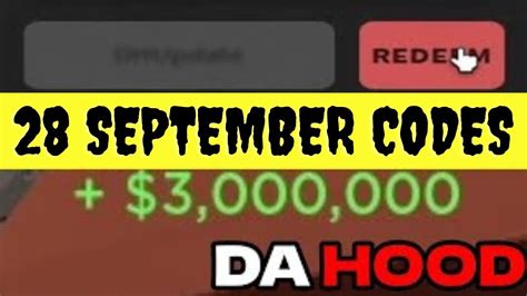 5 NEW CODES ROBLOX DA HOOD CODES 2023 DA HOOD CODES 2023 DA HOOD