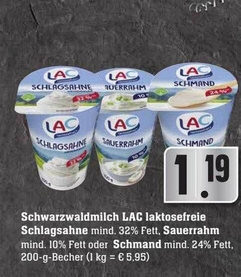 Schwarzwaldmilch Lac Laktosefreie Schlagsahne Sauerrahm Oder Schmand