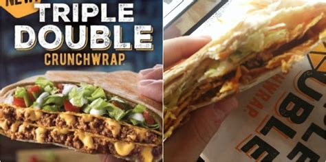 Taco Bell Triple Double Crunchwrap Expectationvsreality