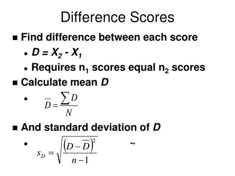 PPT Comparing Two Means One Sample Paired Sample T Tests