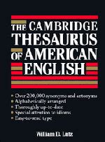 Cambridge thesaurus american english | Grammar and syntax | Cambridge University Press