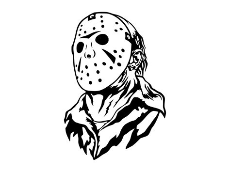 Viernes 13 Jason Vorhees Svg Digital File Only Svg Png Etsy