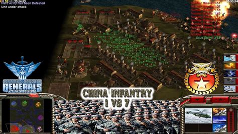 China Infantry Vs Gla Toxin Generals Command Conquer Generals